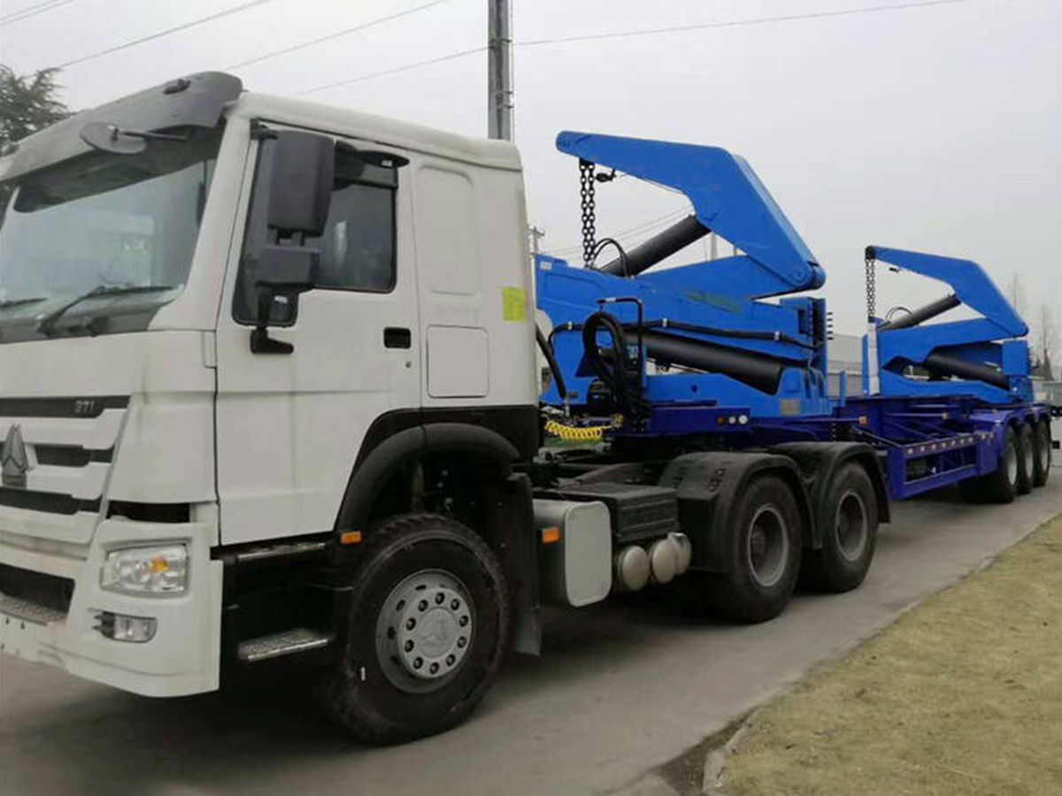 CIMC 3 alxe side lifters semi trailer 2